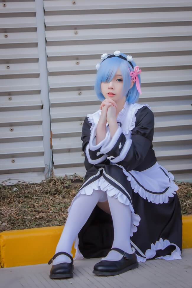 蕾姆兔女郎cosplay