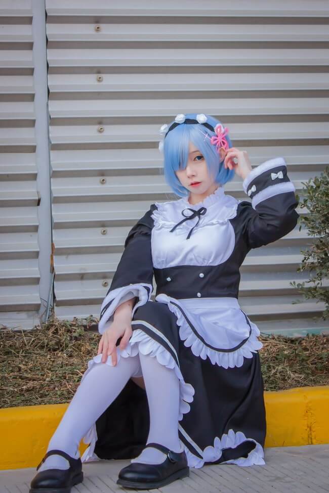 蕾姆兔女郎cosplay