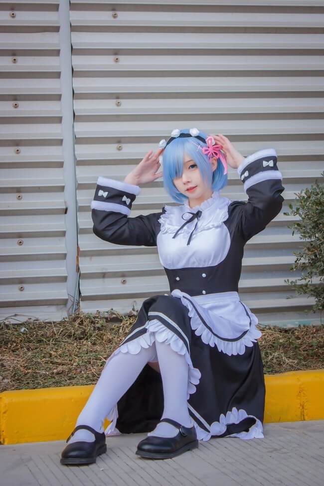 蕾姆兔女郎cosplay