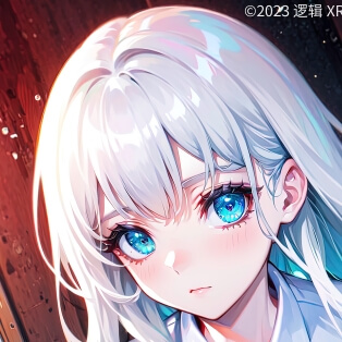 动漫女头 白发女生头像