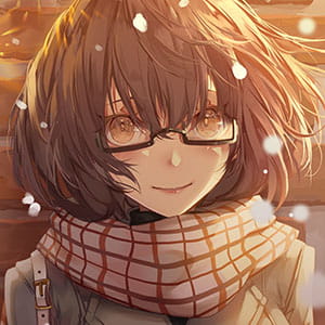 泪眼看世界 我看到整个世界都在哭 二次元女生头像