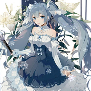 2019 雪初音头像 二次元动漫头像 那是孤独的雪 是死掉的雨