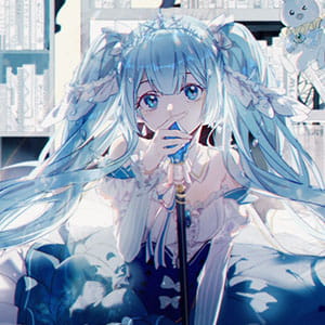 2019 雪初音头像 二次元动漫头像 那是孤独的雪 是死掉的雨