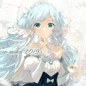 2019 雪初音头像 二次元动漫头像 那是孤独的雪 是死掉的雨