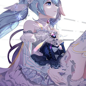 2019 雪初音头像 二次元动漫头像 那是孤独的雪 是死掉的雨