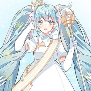 2019 雪初音 二次元动漫头像 化雪总比下雪冷 就像结束总比开始疼