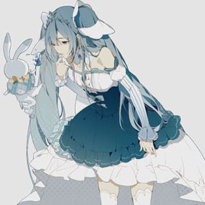 2019 雪初音 二次元动漫头像 化雪总比下雪冷 就像结束总比开始疼