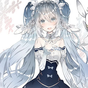 2019 雪初音 二次元动漫头像 化雪总比下雪冷 就像结束总比开始疼