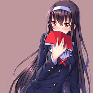 路人女主 霞之丘诗羽 动漫头像 我要让你成为令所有人心动不已的女主角