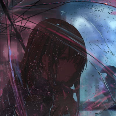 二次元动漫头像 相信并等候着你的到达