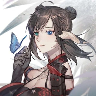 二次元动漫头像 孤单一个人