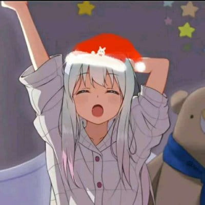圣诞节只剩下我一个了 动漫头像女生