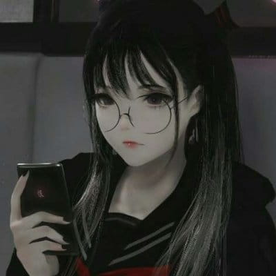 暗黑系美少女头像