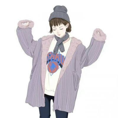 冬天看起来暖暖的女生头像