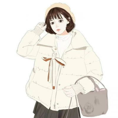 冬天看起来暖暖的女生头像