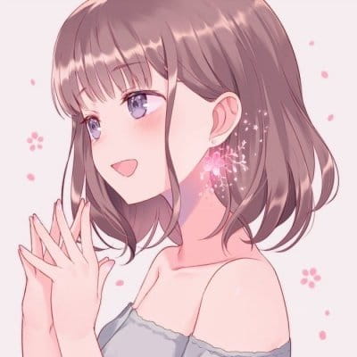 粉紫色的诱惑 女生动漫头像