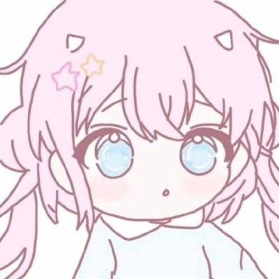 一组超可爱的粉色动漫女头像