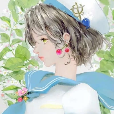 冬日围巾 二次元女头