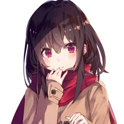 冬日围巾 二次元女头