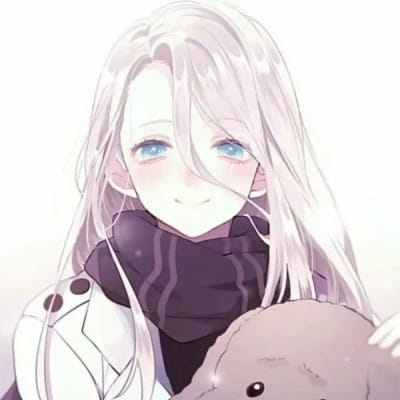 冬日围巾 二次元女头