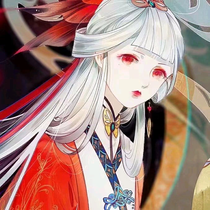 春日河床上 和风 动漫女头