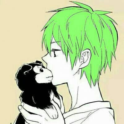 绿帽原谅色男生帅气冷酷头像