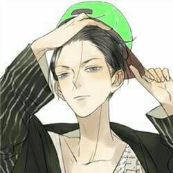 绿帽原谅色男生帅气冷酷头像