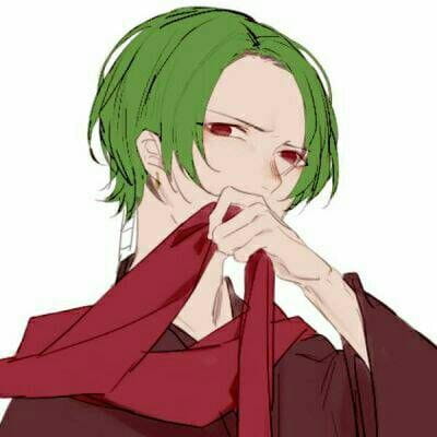 绿帽原谅色男生帅气冷酷头像