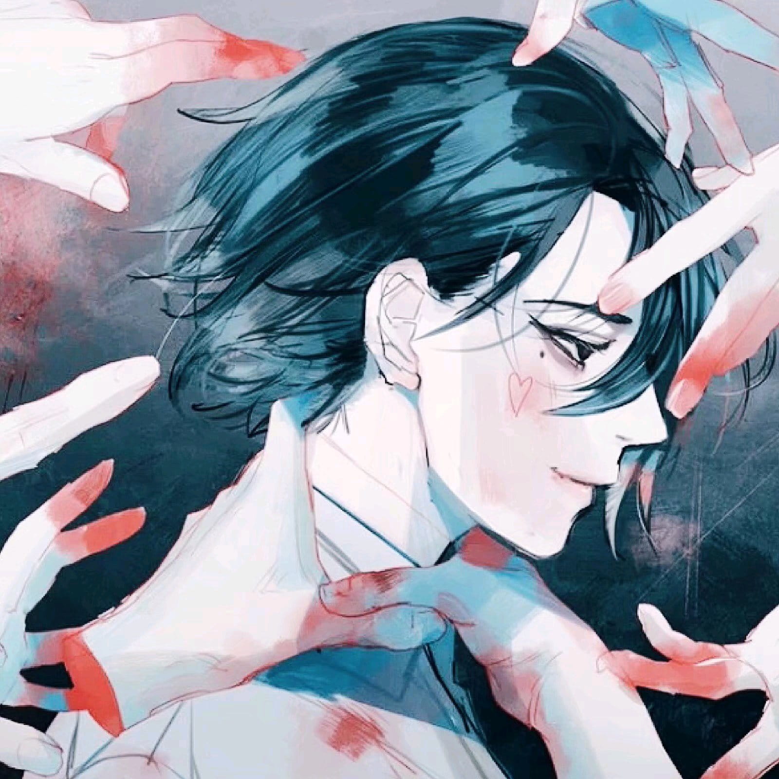 男生冷酷帅气动漫头像系列第九弹