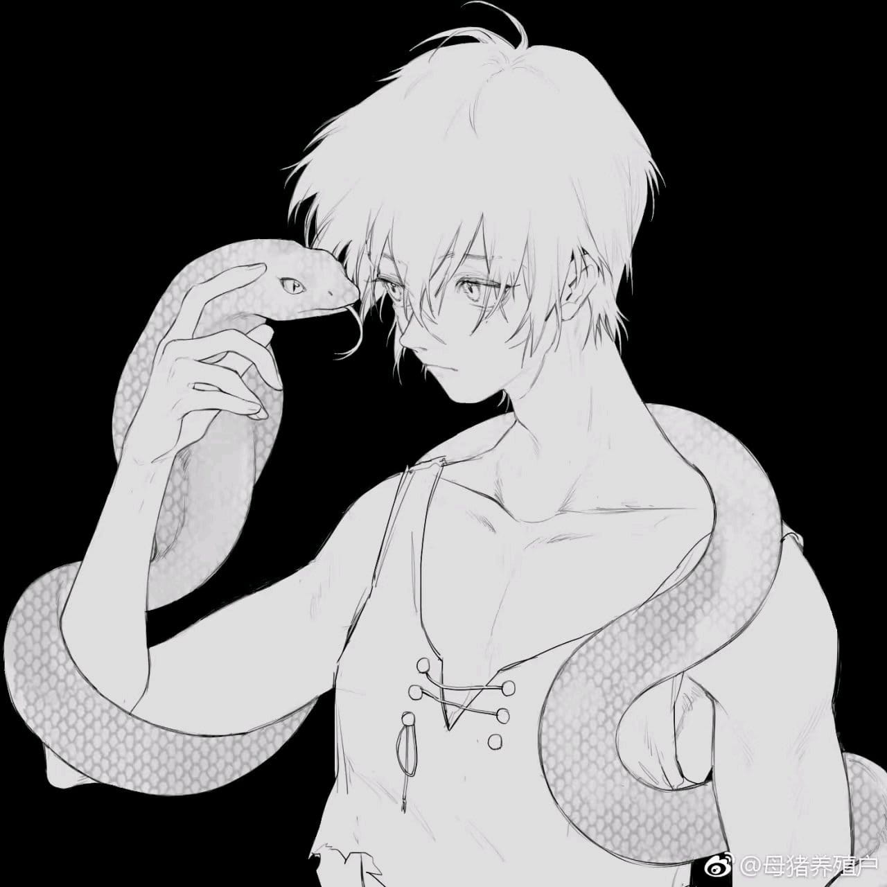 男生冷酷帅气动漫头像系列第二十一弹