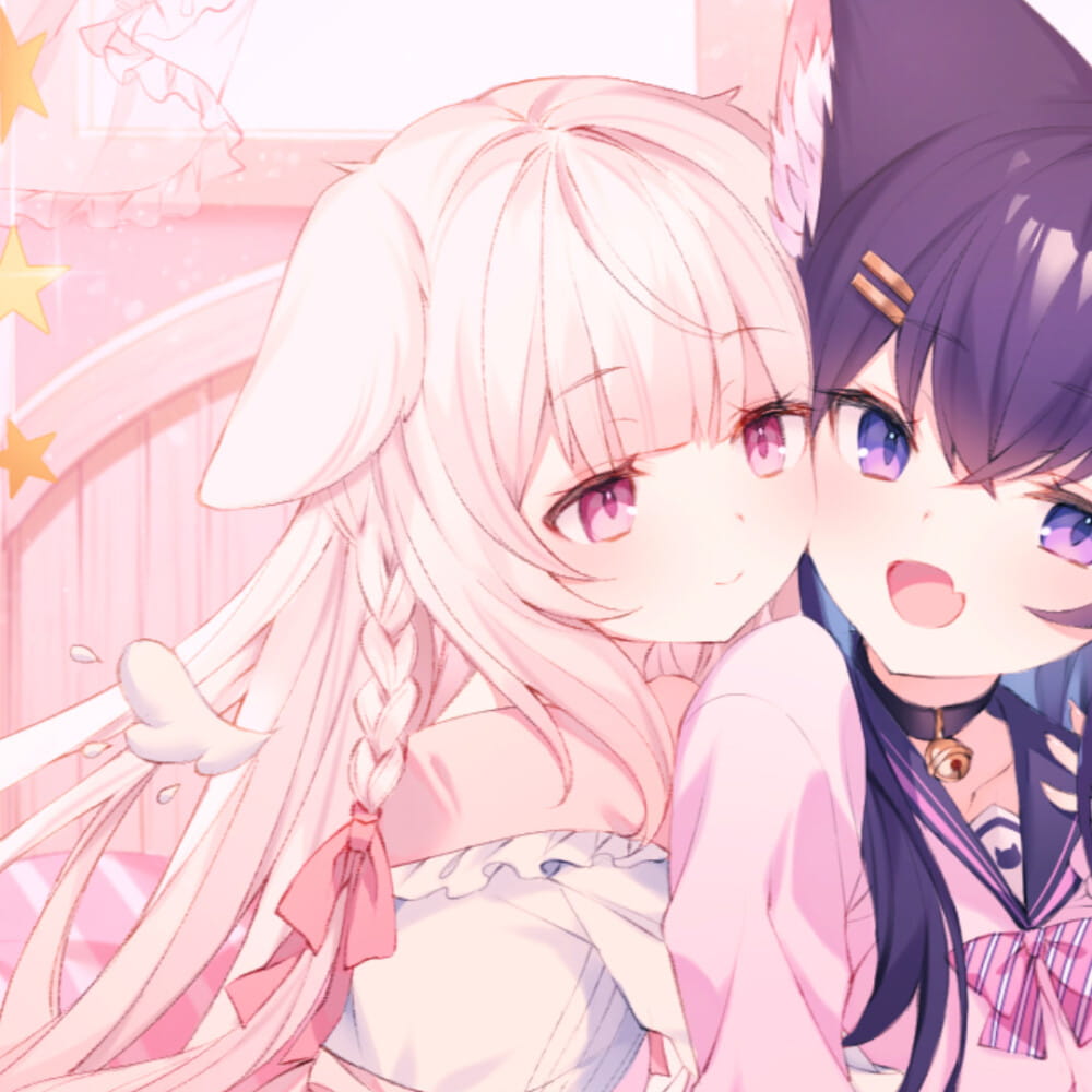 闺蜜头像 百合动漫女头