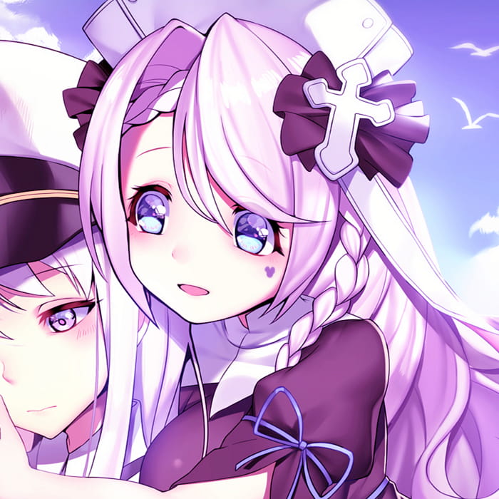 闺蜜头像 百合动漫女头