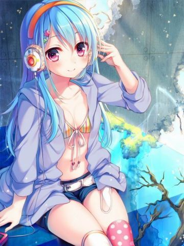 耳机娘特辑 手机壁纸 音乐的世界