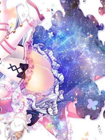 缤纷的色彩 桌面壁纸 可爱萝莉风