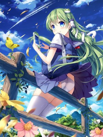 可爱的花样少女 动漫手机壁纸