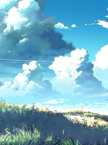 动漫天空美图：仰望约定之地