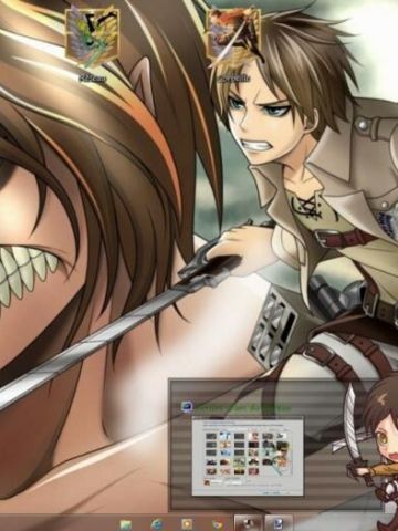 【win7主题】进击的艾伦·耶格尔 下载