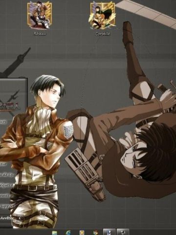 【win7主题】进击的兵长 利威尔·阿克曼 下载