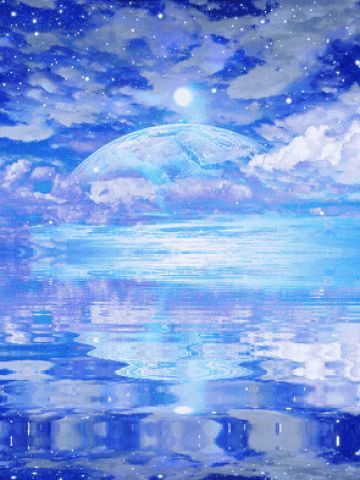 一场美丽的邂逅 属于你的蓝色电脑壁纸