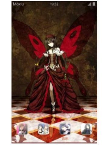 美丽的黑雪姬 加速世界 安卓主题