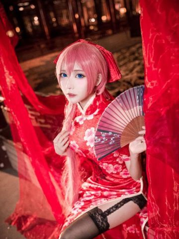 【授权】巡音LUKA 旗袍COS
