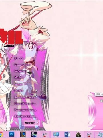 热血的斩服少女 蛇崩乃音 win7主题