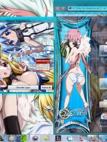 动人的万能天使 天降之物 win7主题