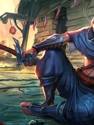 LOL疾风剑豪壁纸 以血为墨的男人