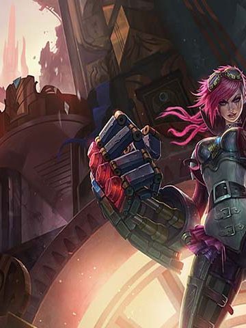 lol皮城执法官壁纸不按常理出牌的女人