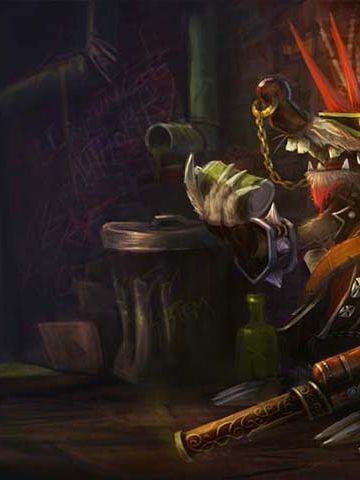 英雄联盟瘟疫之源壁纸 一个贼眉鼠眼的英雄