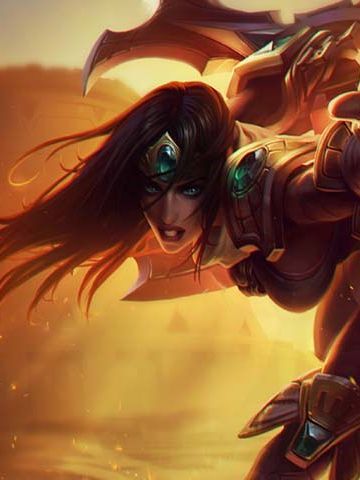 lol战争女神希维尔动漫游戏电脑壁纸