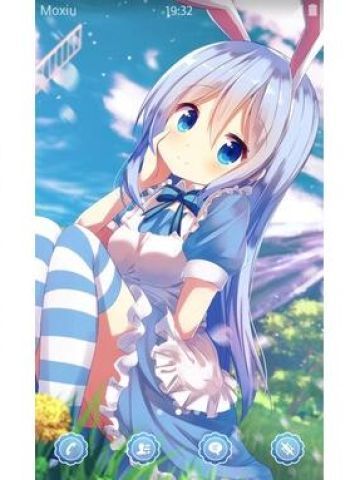 请问您今天要来点兔子吗？香风智乃 安卓手机主题下载