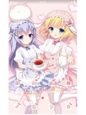 请问您今天要来点兔子吗？超可爱动漫安卓手机主题下载