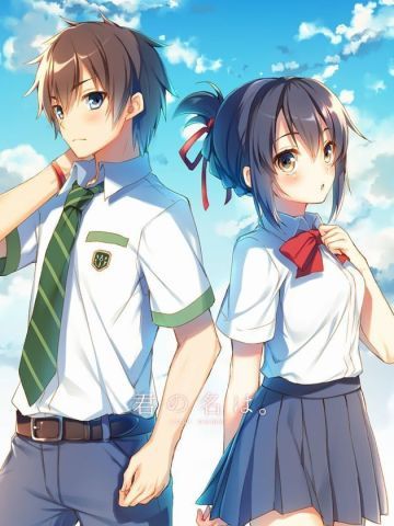 宫水三叶你的名字动漫图片壁纸下载